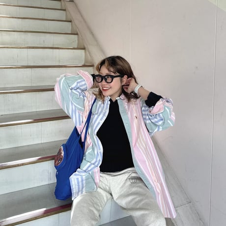 Ralphlauren オックスフォードマルチストライプシャツ👔