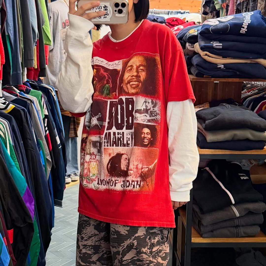 ボブ・マーリー Tシャツ atmos』と『ボブ・マーリー』のコラボレーションTシャツ第二弾が
