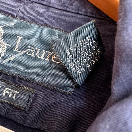 Ralph Lauren シルクコットン半袖シャツ M