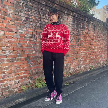 WoolRichノルディック柄ウールニット