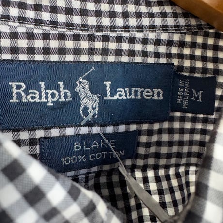 Ralph Lauren ギンガムチェックシャツ BLAKE M