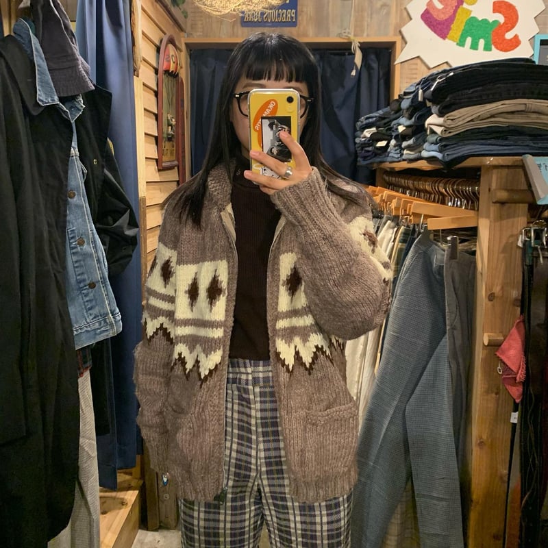 裏地付きカウチンニットジャケット | CUSTOM FEVER