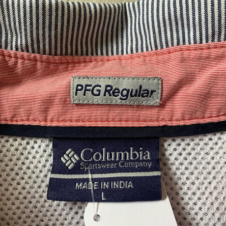 ColumbiaボーダーPFGシャツ