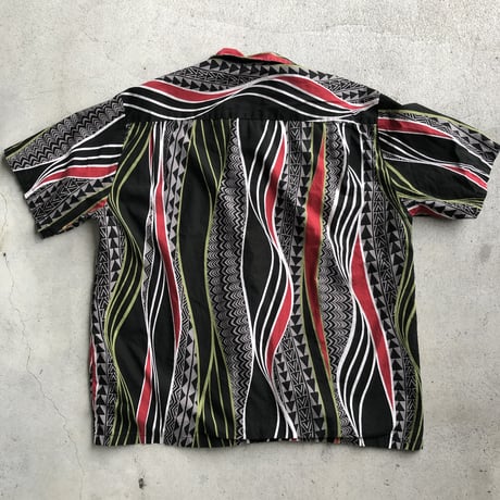 ハワイ製柄シャツ