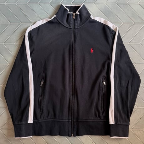 POLO ジップアップスウェット