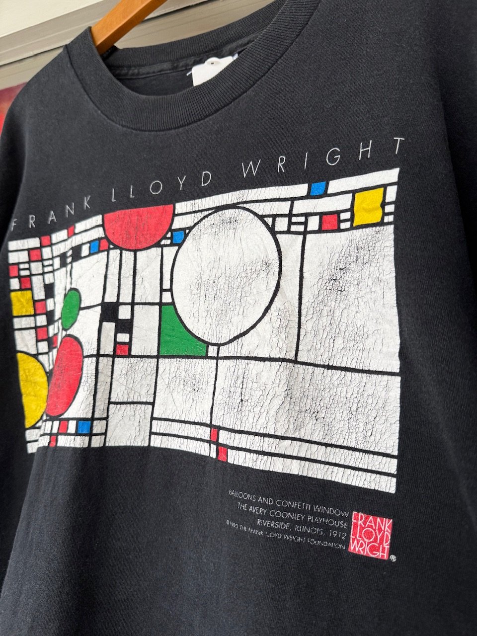 90's FRANK LLOYD WRIGHT プリントTシャツ XL | CUSTOM FEVER