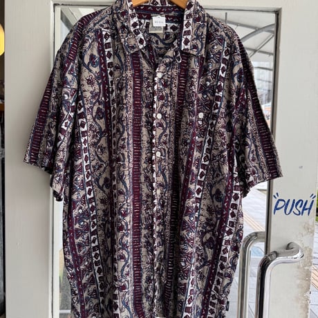 Ocean Pacific 総柄コットンシャツ XL