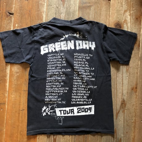 Green Day Tour2009 バンドTシャツ