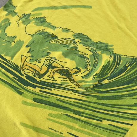 〜90's OPオールドサーフTシャツ L