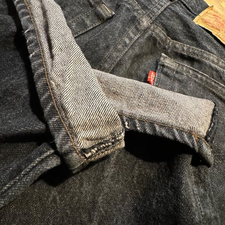 80's USA製 Levi's501 W30×L32 先染めブラック