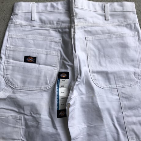 未使用ディッキーズペインターパンツ ホワイトW34×L30