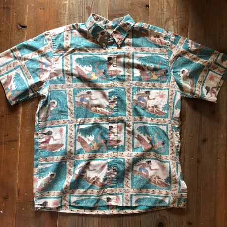 Reyn spooner サーファー総柄シャツ