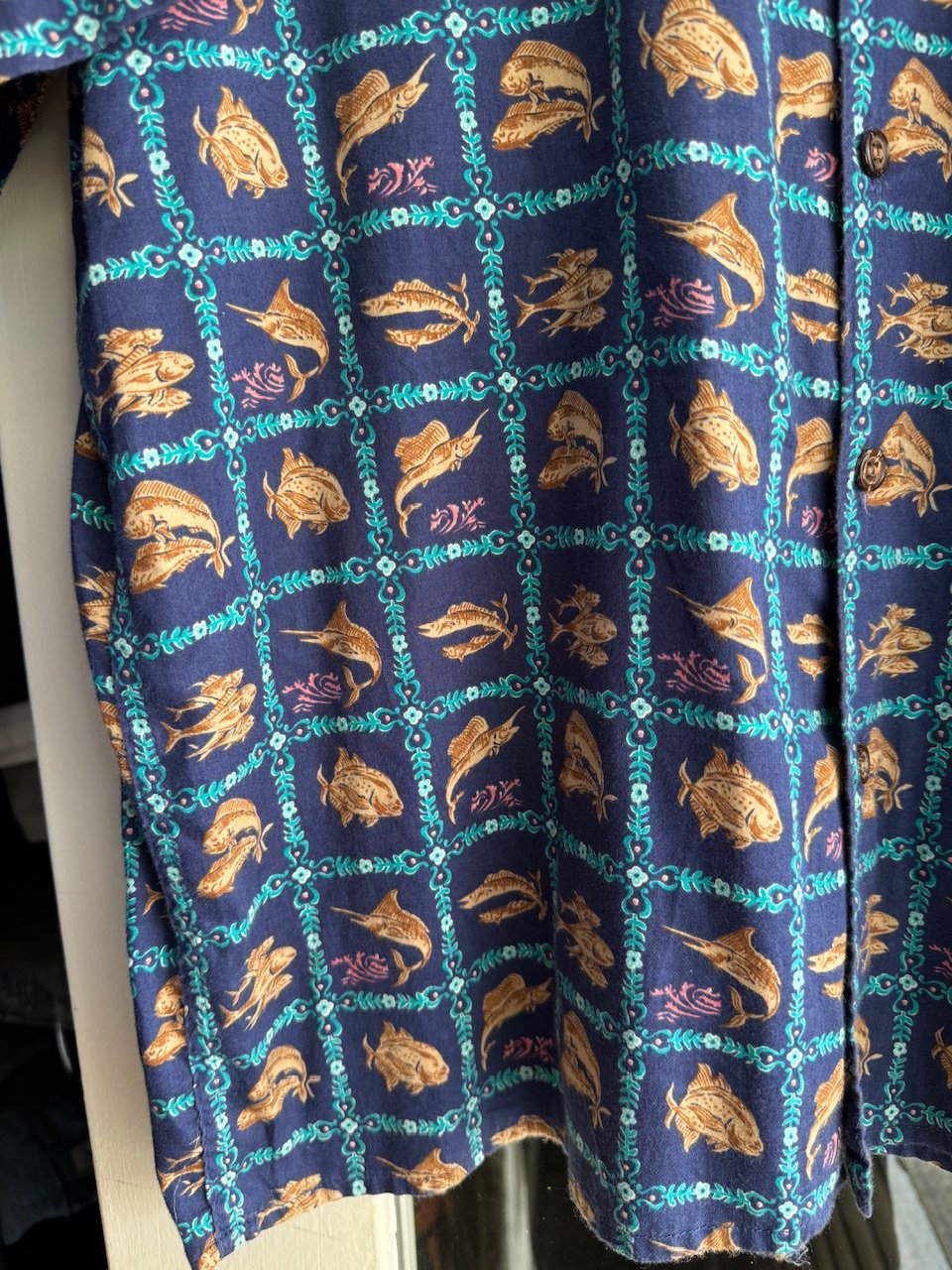 Reyn Spooner 魚総柄シャツ L | CUSTOM FEVER