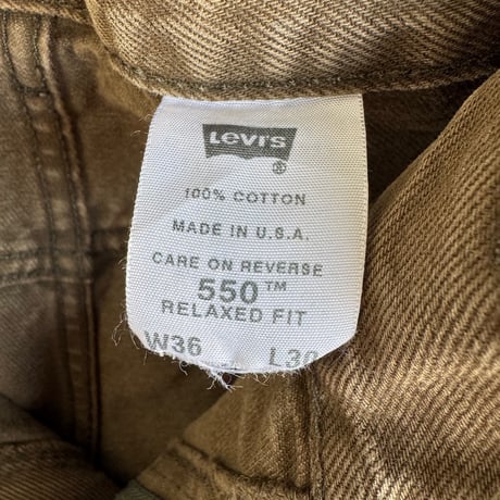 USA製 Levi's550 RELAXED FIT W36×L30