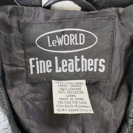 LeWORLD Fine Leathers レザージャケット