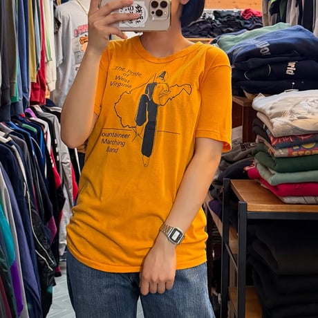 70s USA製 Russell プリントTシャツ