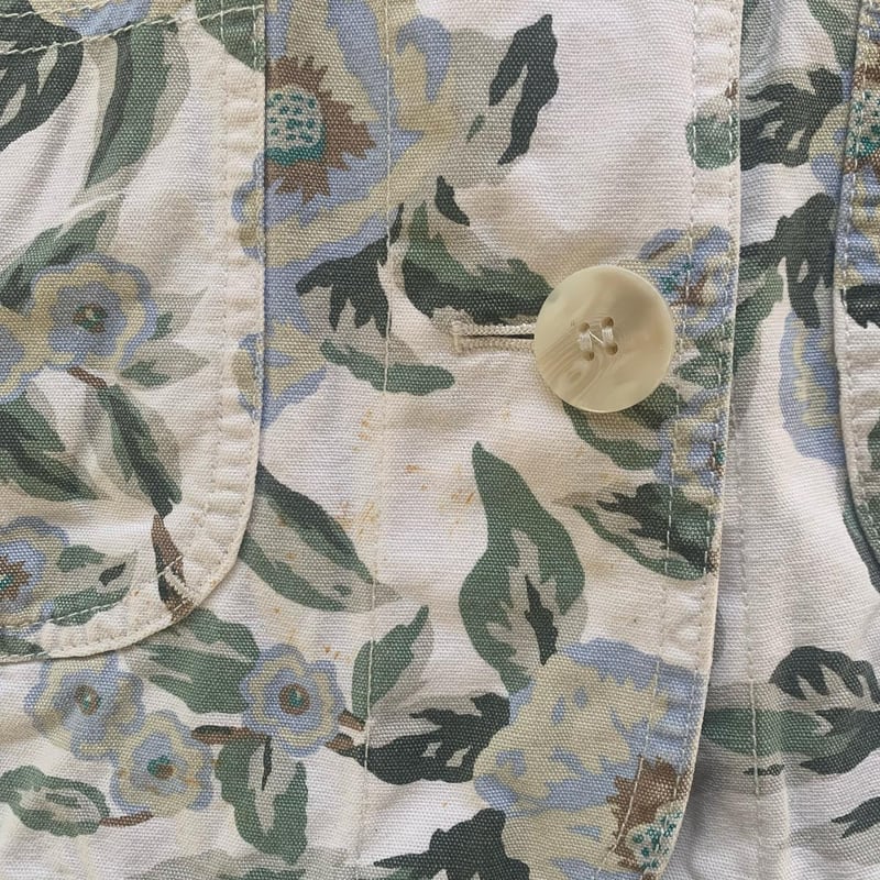 EG 花柄刺繍　カバーオール Eddie Bauer花柄カバーオール | CUSTOM FEVER