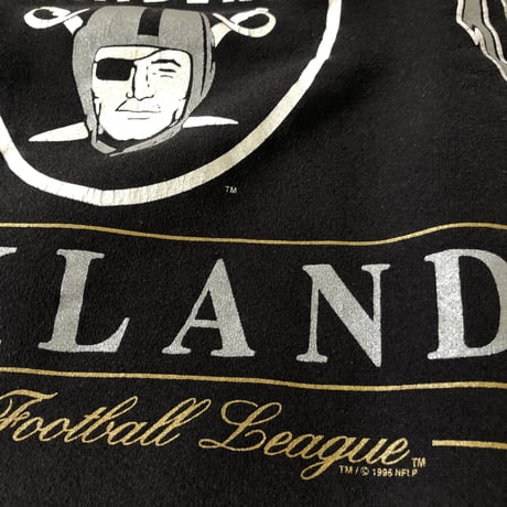 〜90's USA製 OAKLAND RAIDERS プリントスウェット