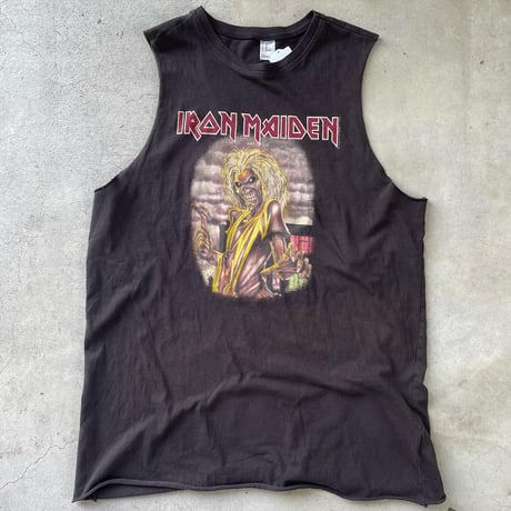IRON MAIDENカットオフタンクトップ