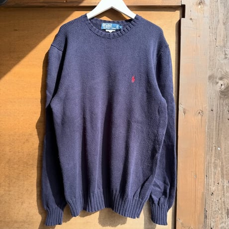 POLO コットンニット