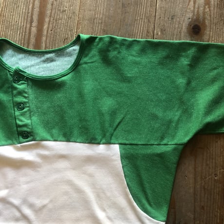 70's ラッセル7部袖ヘンリーネックTシャツ