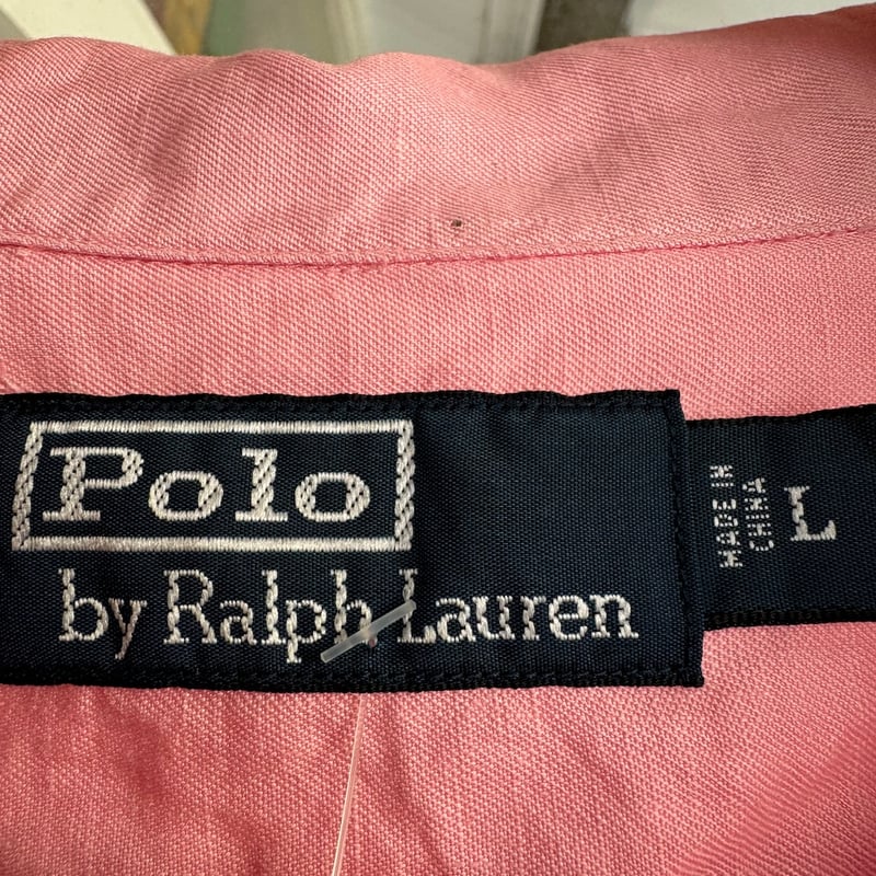Ralph Lauren リネンシルク オープンカラーシャツ | CUSTOM FEVER