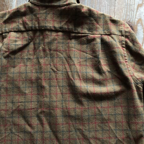 60's〜Vintageハーフジップウールシャツ