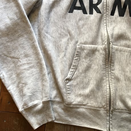 USA製Champion Army フルジップフーディー