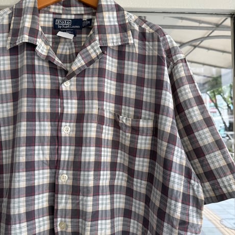 Ralph Lauren オープンカラー半袖シャツ 〝CALDWELL〟M