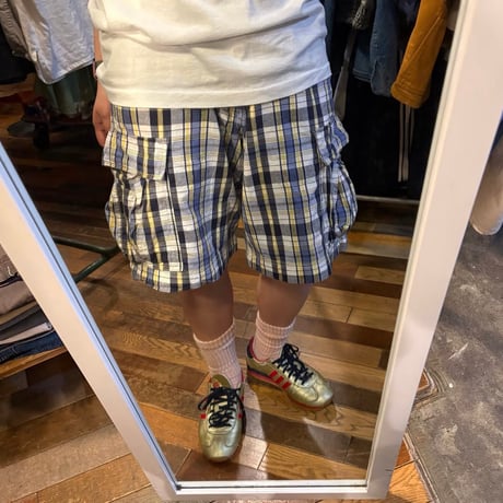 POLO JEANS COMPANY チェックカーゴショーツ