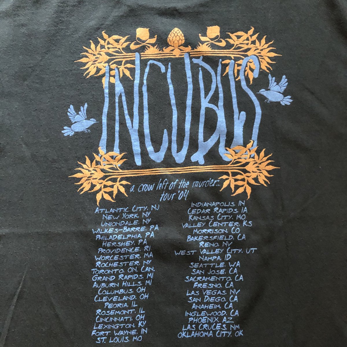 2001年 インキュバス Tシャツ◇L◇ビンテージ◇MEXICO製◇Incubus