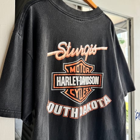 90's USA製 HARLEY DAVIDSON プリントTシャツ L