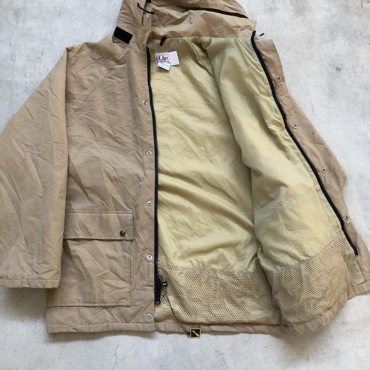 70s 80s ORVIS シェルジャケット GORE-TEX ゴアテックス 緑-