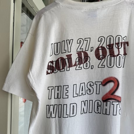 2001年 BON JOVI “One Wild Night Tour” Tシャツ