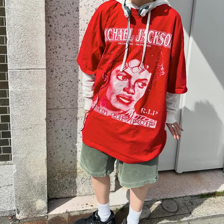 KING OF POPマイケルジャクソンTシャツ