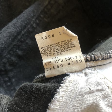 Levi's ブラックデニムショーツ
