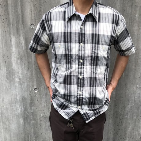 ピエールカルダンチェックシャツ
