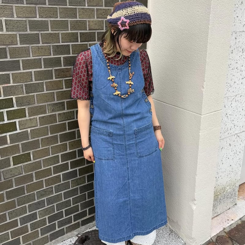 USA製 ST'JOHN'S BAY デニムノースリーブワンピース | CUSTOM FEVER