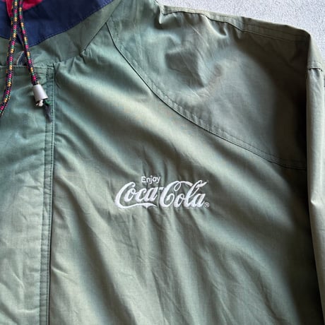 Coca-cola 企業ロゴ刺繍ジャケット
