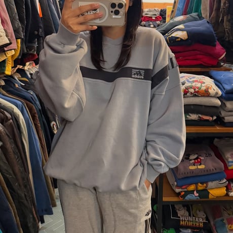 90s adidas ラインスウェット