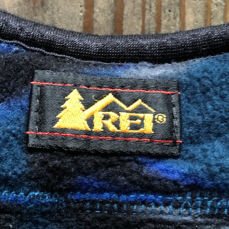 総柄 ハーフジップフリース  REI