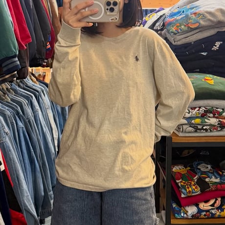 POLO ワンポイントロンT