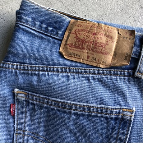 90's〜Levi's501  W34 淡色 ペンキ