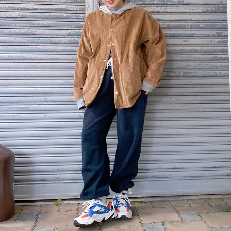コーデュロイ　ロングシャツ　howdy コーデュロイ シャツ レディース 長袖 秋 秋冬 ロング丈