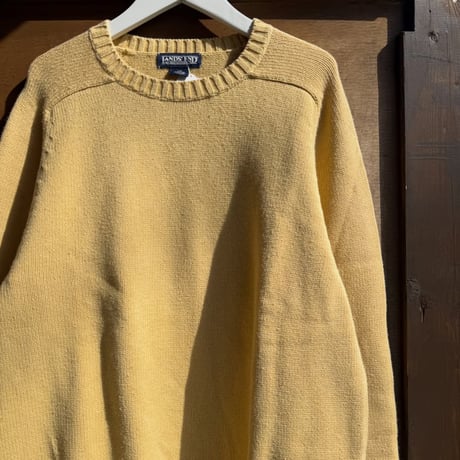 90s LANDS'END コットンニット