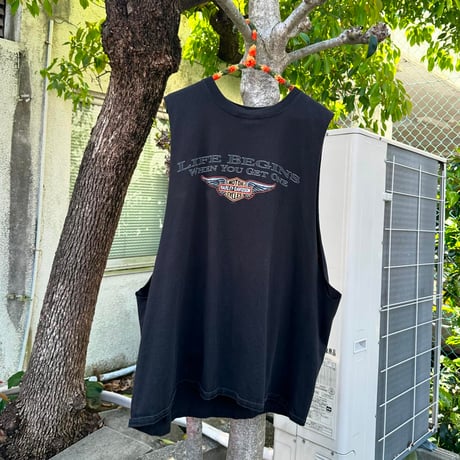 Harley-DavidsonカットオフノースリーブTシャツ🏍️