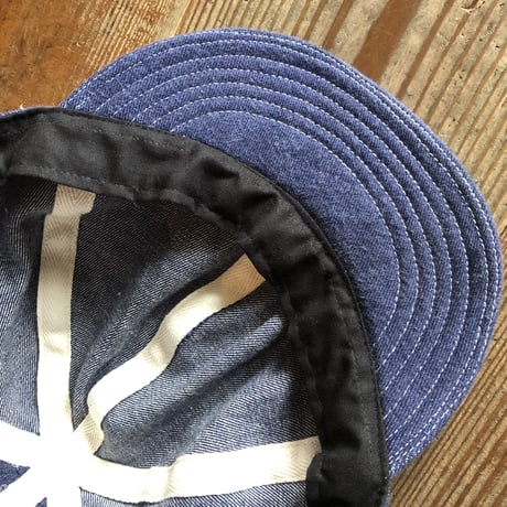 CF別注　Morocco 変形8枚CAP デニム,バットダイデニム