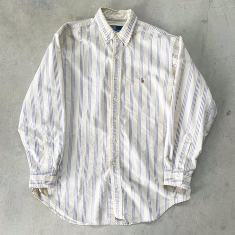 POLO ボタンダウンストライプシャツ