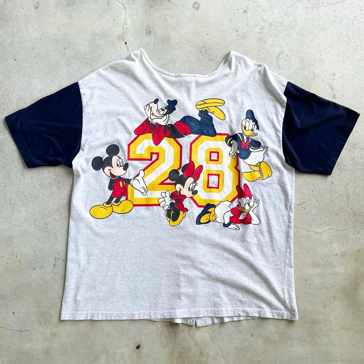 90's DISNEY STORE ディズニー ベースボールシャツ 90s DISNEY 