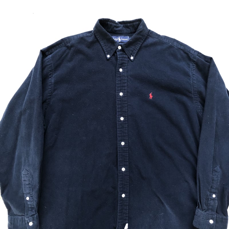 Polo by Ralph Lauren シャモアクロスシャツ USA製 L Ralph Lauren コットンシャモアクロスシャツ | CUSTOM FEVER